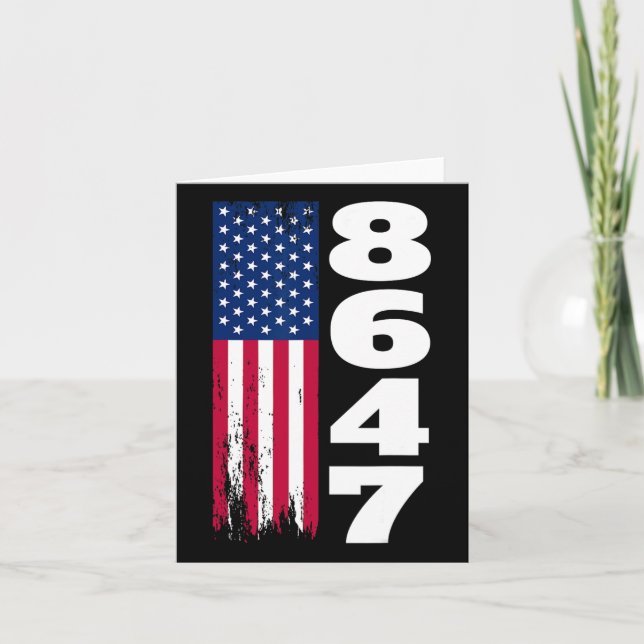 86 47 8647 Subtle Anti Trump 1 Kort (Framsida)