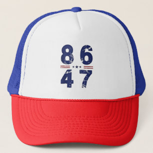86 47 Anti-Trump 8647 Retro Vintage Stil Keps