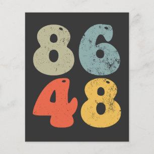 86 47 Anti-Trump 8648 Retro Vintage 2028 Val Flygblad