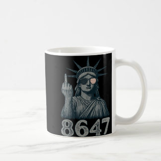 86 47 Anti-Trump Funny 8647 Anti-trump Statue of L Kaffemugg