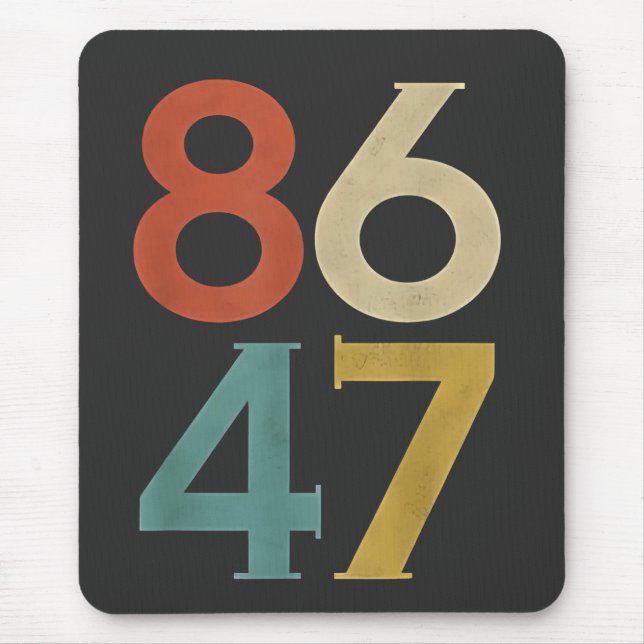 86 47 Återställning av antitrump för Dumpa trump-C Musmatta (Framsidan)