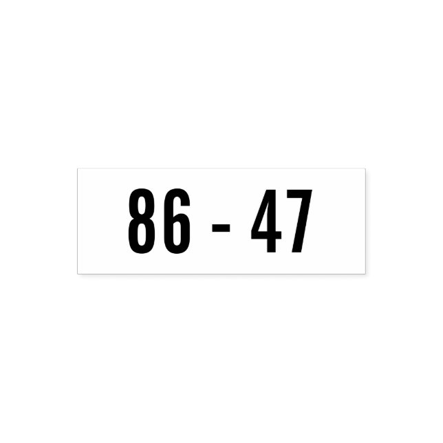 86-47 Stämpel (Design)