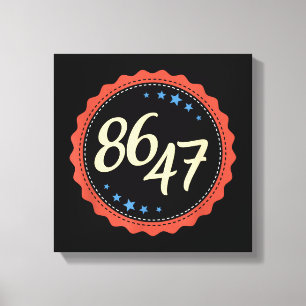 86 47 Trump-funktion Canvastryck