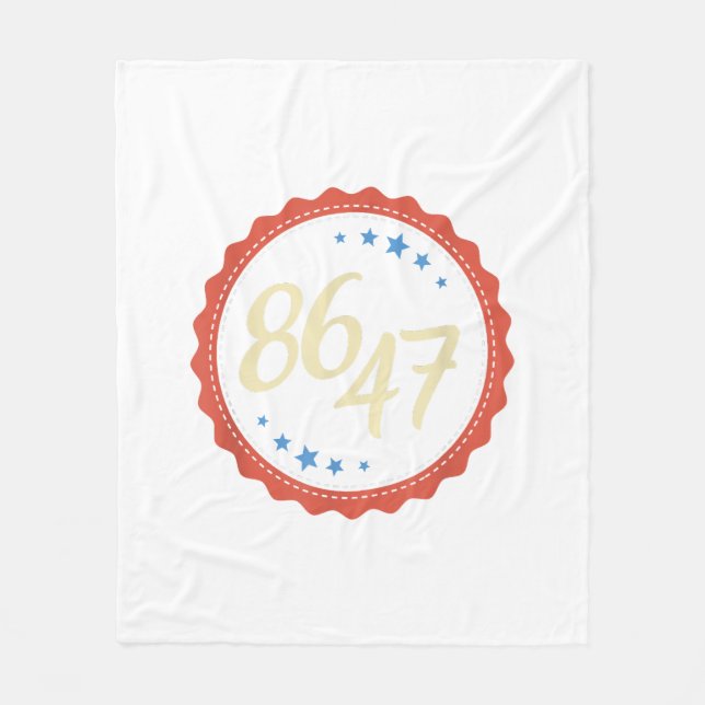 86 47 Trump-funktion Fleecefilt (Framsidan)