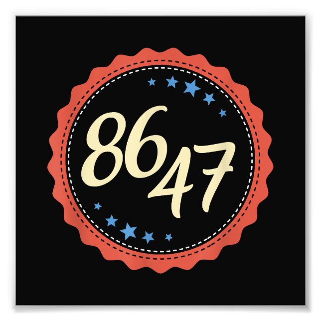 86 47 Trump-funktion Fototryck (Framsidan)