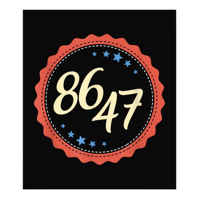 86 47 Trump-funktion Fototryck (Framsidan)