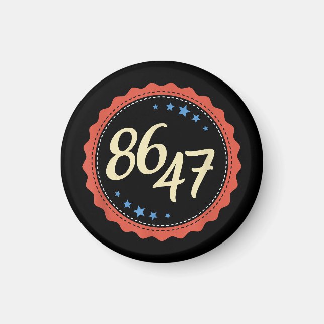 86 47 Trump-funktion Magnet (Framsidan)