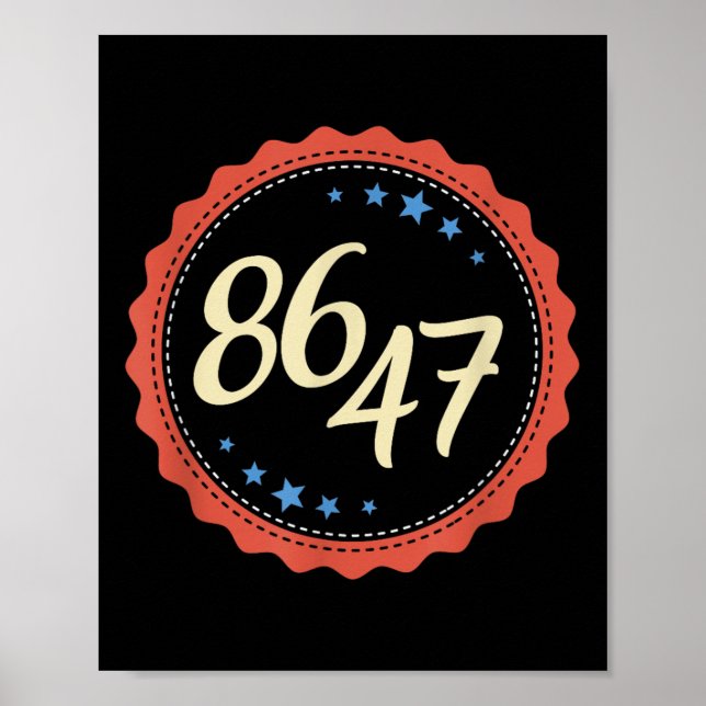 86 47 Trump-funktion Poster (Framsidan)