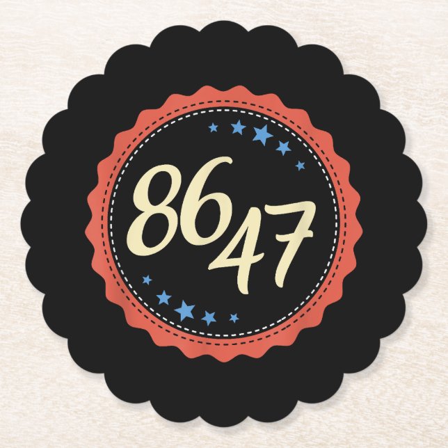 86 47 Trump-funktion Underlägg Papper (Framsida)