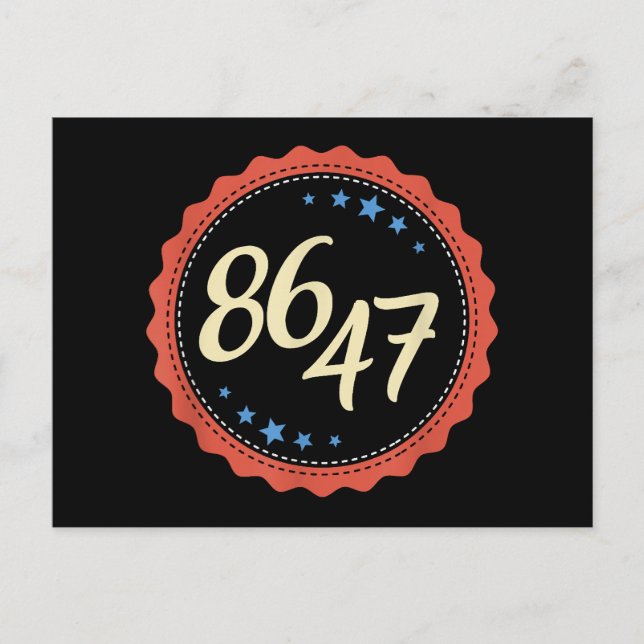 86 47 Trump-funktion Vykort (Framsida)