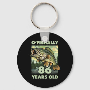 86 Ålderspendlare O'Fishally 86 Fishing 86th B Nyckelring