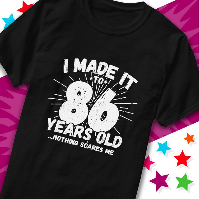 86 år gammalt Sarkastic Meme Funny 86:e födelsedag T Shirt (Skapare uppladdad)