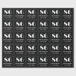 86:e födelsedagen - Art Deco Inspired Titta "86", Presentpapper