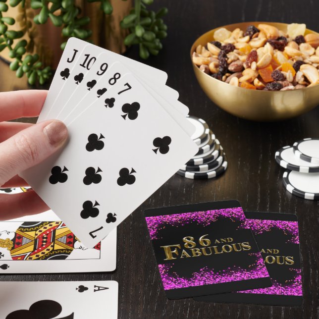 86:e födelsedagen  casinokort (På plats)