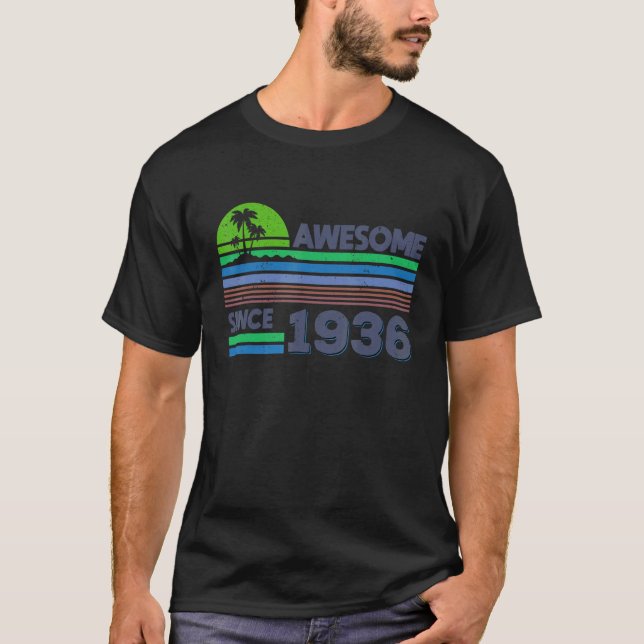 86:e födelsedagen Manar Kvinnor Fantastisk sedan 1 T Shirt (Framsida)
