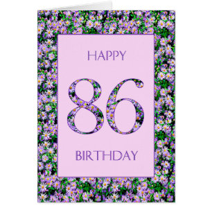 86:e Lilan Daisy Hälsningskort