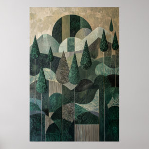 870 Abstrakt Poster