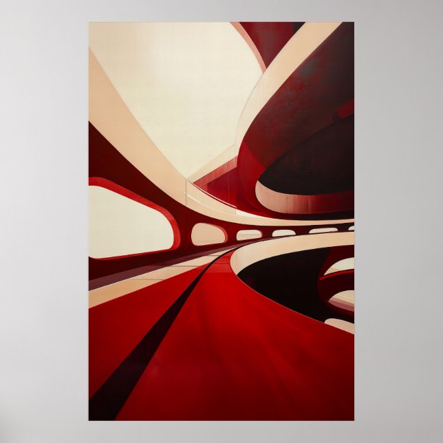 871 Abstrakt Poster (Framsidan)