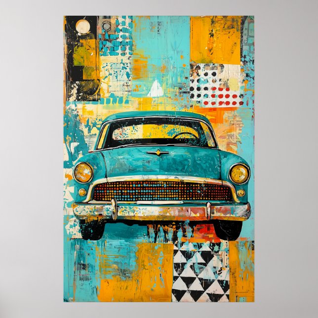 872 Abstrakt Poster (Framsidan)