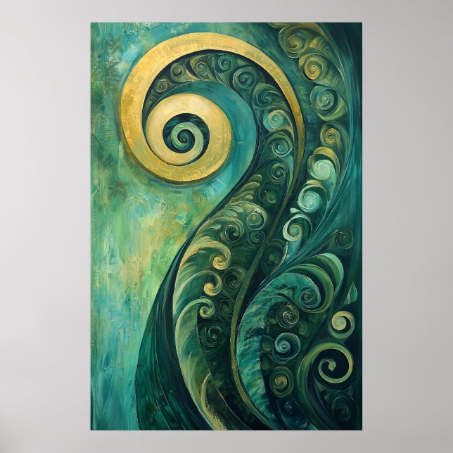 873 Abstrakt Poster (Framsidan)