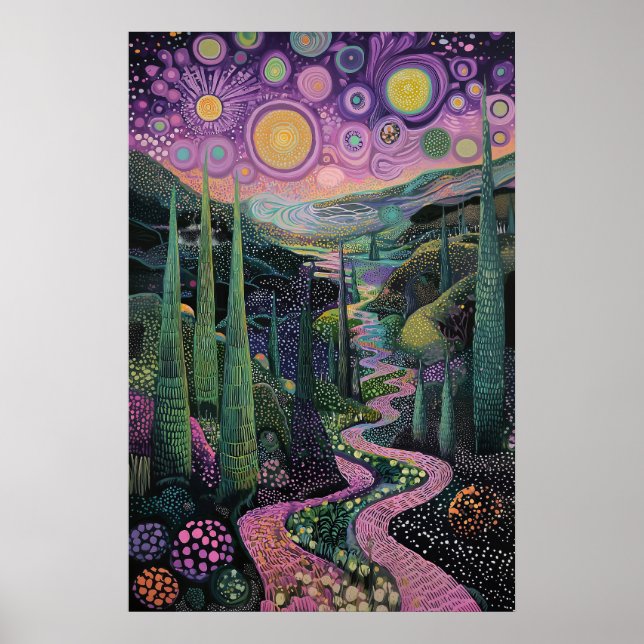 874 Abstrakt Poster (Framsidan)