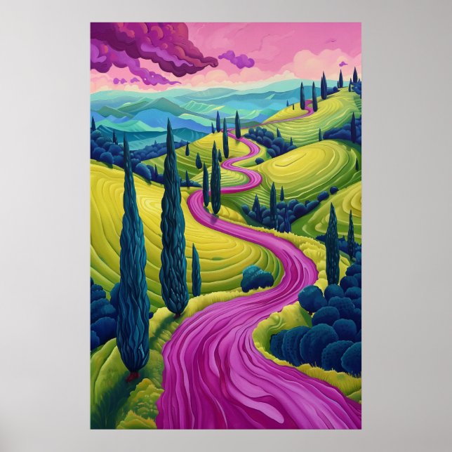 875 Abstrakt Poster (Framsidan)