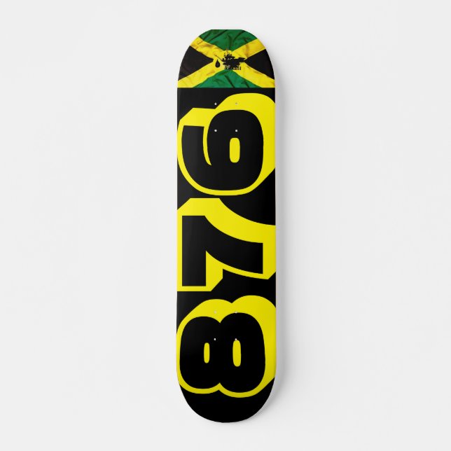 876 JMT 7 3/4" Skateboarddäck Mini Skateboard Bräda 18,5 Cm (Framsida)