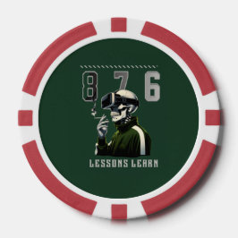 876 LESSONS LEARN Poker Chip Poker Marker