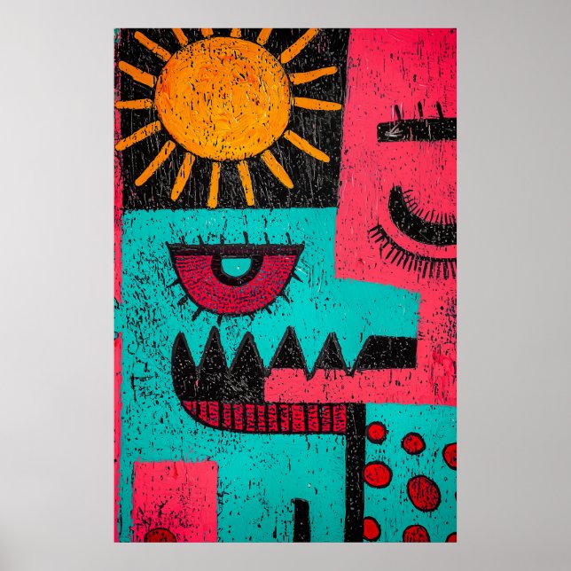 878 Abstrakt Poster (Framsidan)