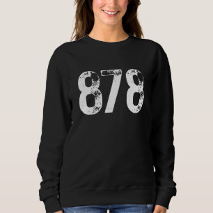 878 områdeskod Pittsburgh PA mobiltelefon område T Shirt