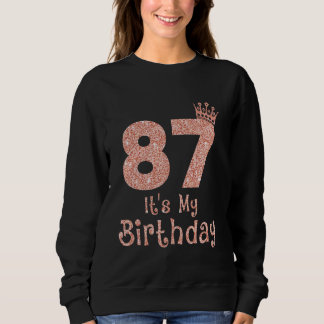 87 ÅRS Åttonde Lycklig-födelsedag T Shirt
