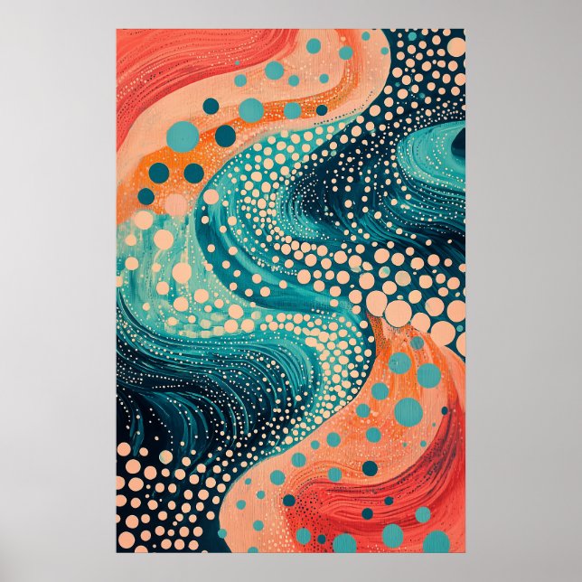 884 Abstrakt Poster (Framsidan)