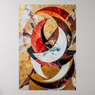 885 Abstrakt Poster