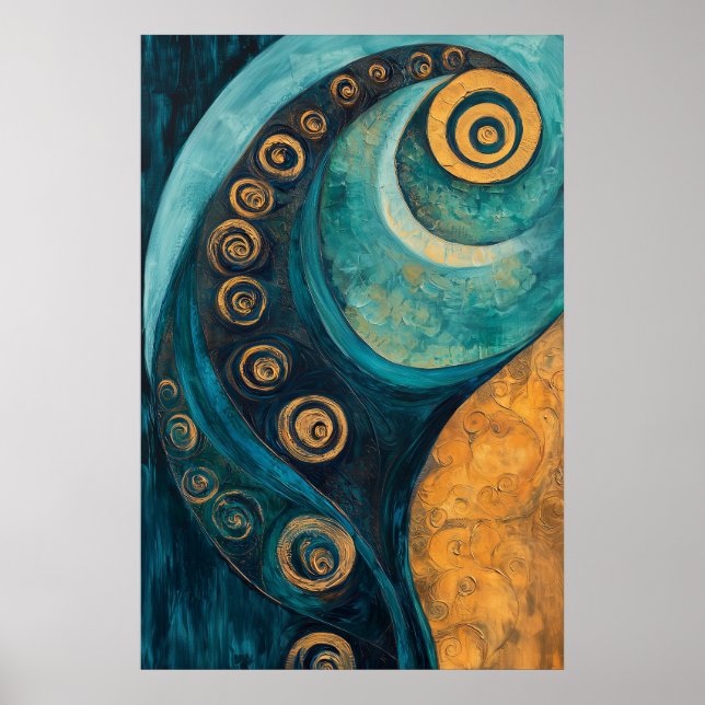 886 Abstrakt Poster (Framsidan)