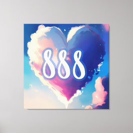 888 Angel Number: A Tapestry of Cosmic Serenity Canvastryck