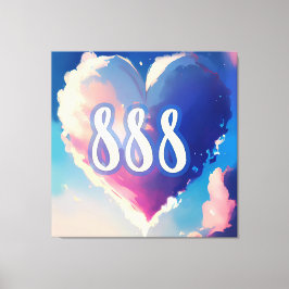888 Angel Number: A Tapestry of Cosmic Serenity Canvastryck