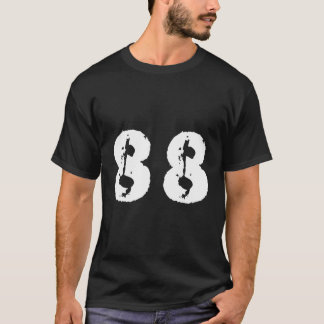 88 88 88 88 Sportfantast Player Disted T Shirt