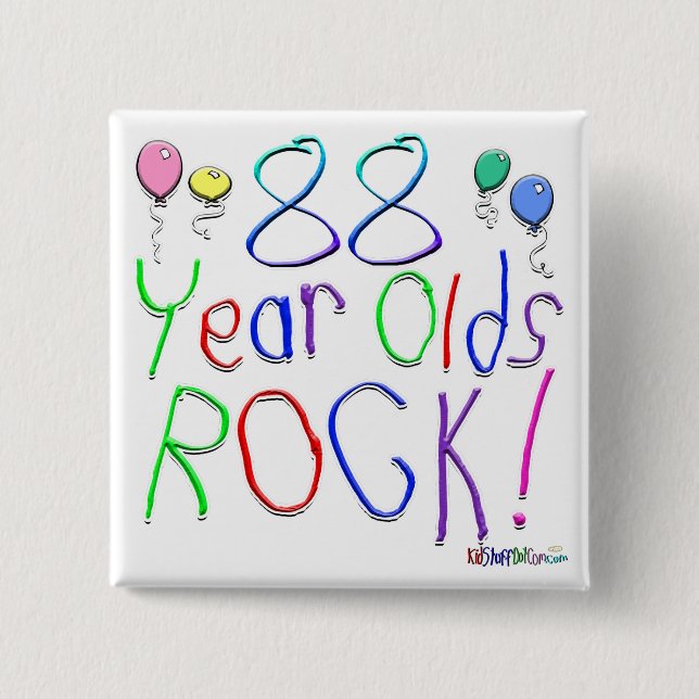 88 år - oldssten! knapp (Framsida)