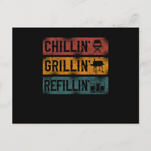 88.Bq Chefck OffCompetition-restaurangen barbeque  Meddelande Vykort (Framsida)