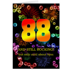 88:e födelsedag fortfarande hälsningskort