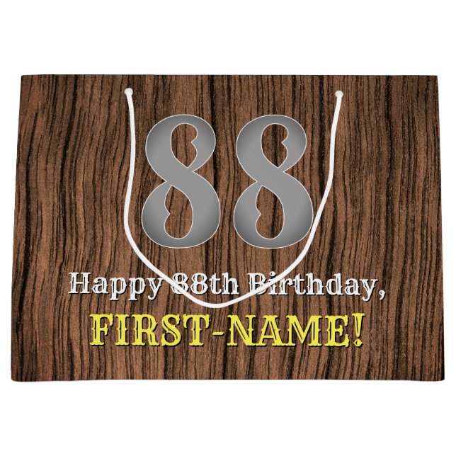 88:e födelsedag: Land Western Inspired Titta, Namn (Framsidan)