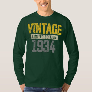 88:e födelsedag Manar Kvinnor Vintage 1934 88:e fö T Shirt