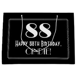 88:e födelsedagen: Art Deco Inspired Stil "88", Na