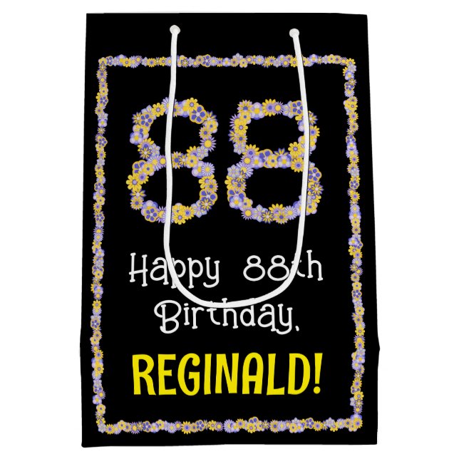 88:e födelsedagen: Blommigt Flowers Number, eget n (Baksidan)