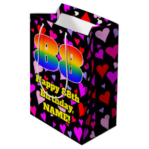 88:e födelsedagen: Loving Hearts Mönster, Regnbåge