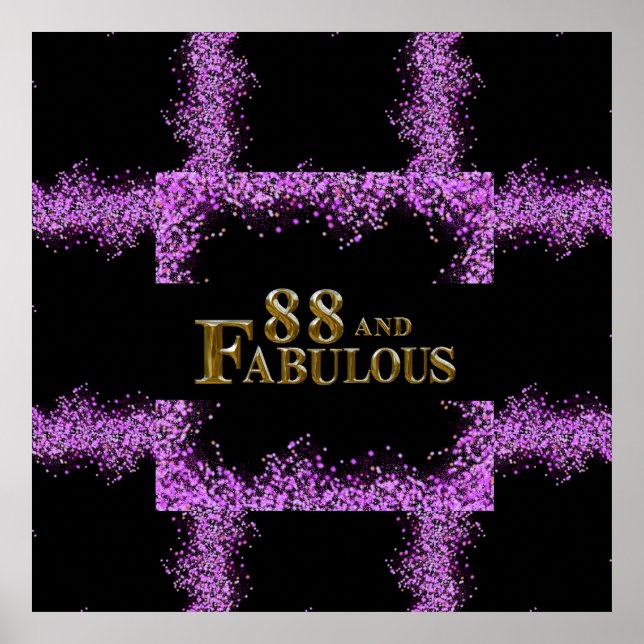 88:e födelsedagen poster (Framsidan)