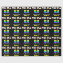 88:e födelsedagen: Regnbåge "88"; Anpassningsbar F