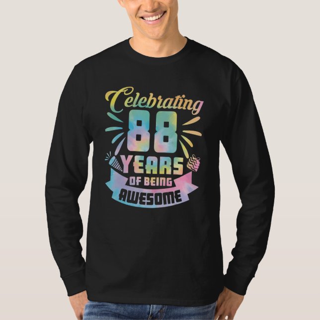 88:e födelsedagsidea som firar 88 års ålder t shirt (Framsida)