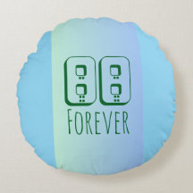 88 Forever Rund Kudd
