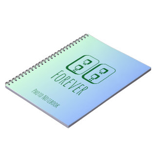 88 Forever Spiral Photo Notebook Anteckningsbok